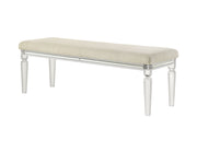 Acme Furniture Tarian Pearl White Bench