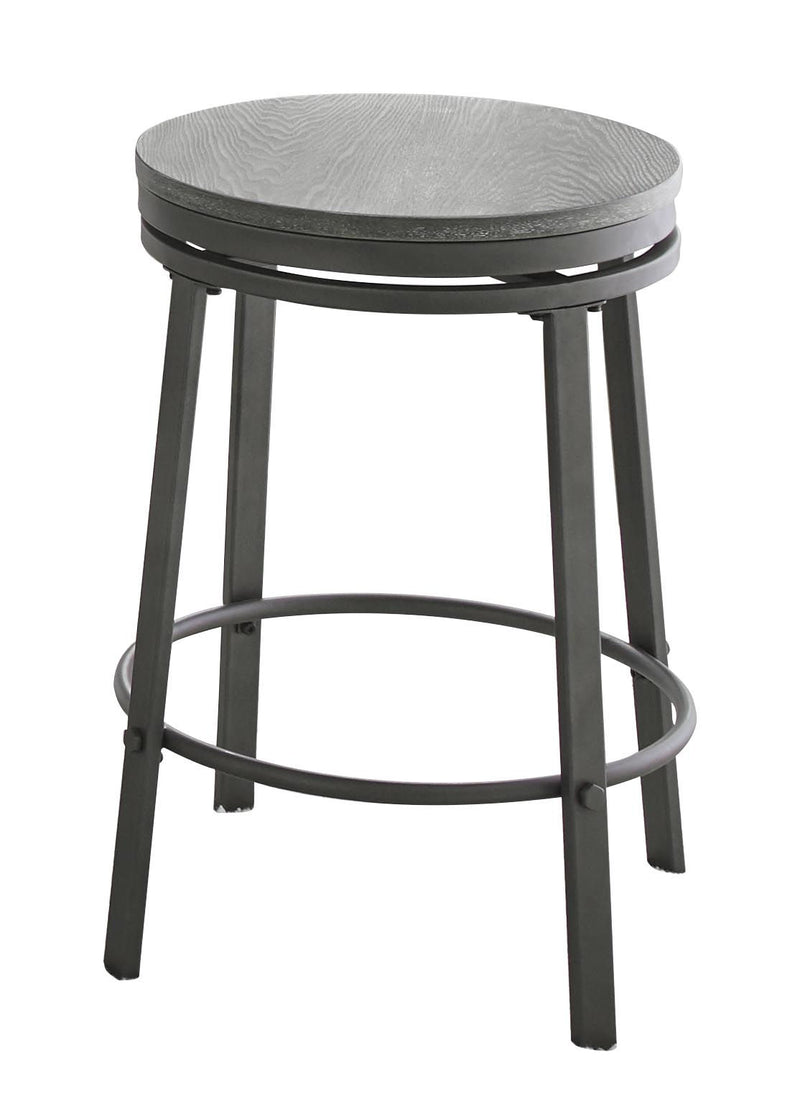 Steve Silver Portland Gray Round 3pc Counter Table Set