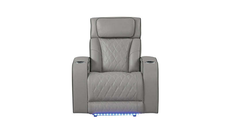 Galaxy Home Fortuner Gray Recliner