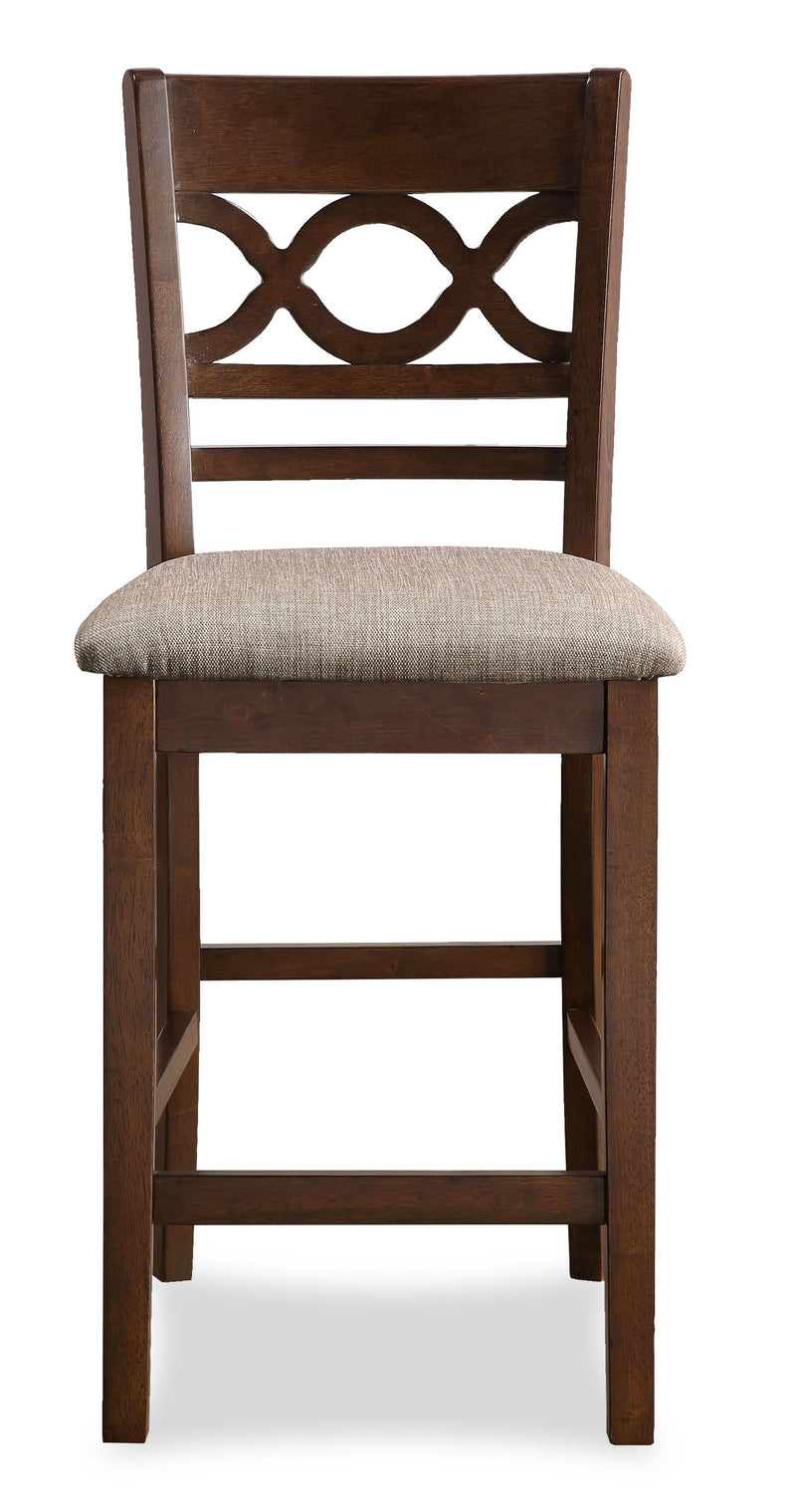 New Classic Furniture Cori Cherry 5pc Counter Height Set