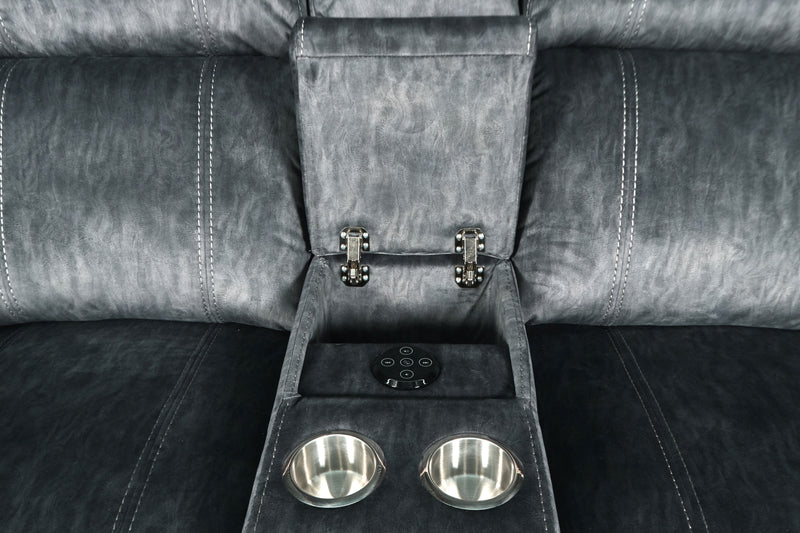 New Classic Furniture Tango Gray 3pc Power Footrest Living Room Set