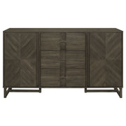 Coaster Furniture Kelly Dark Grey 3 Drawers Storage Sideboard