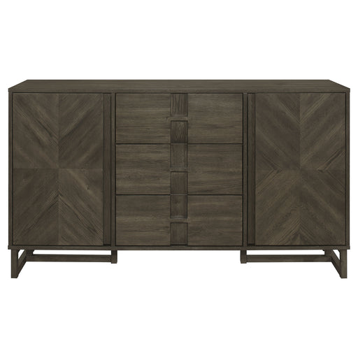 Coaster Furniture Kelly Dark Grey 3 Drawers Storage Sideboard