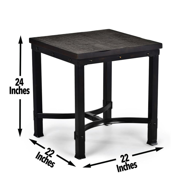 Steve Silver Ambrose Rustic Honey Square End Table