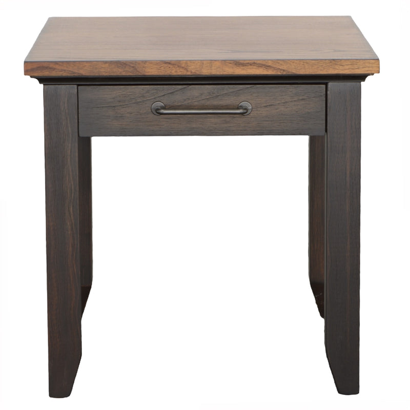 Steve Silver Bear Creek White Honey Smoke End Table