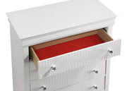Galaxy Home Blaze Gray 5 Drawer Chest