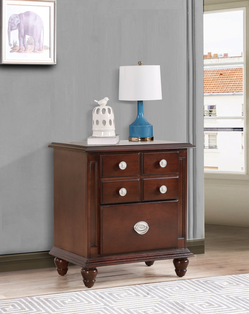 Glory Furniture Summit Cappuccino Night Stand