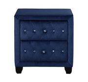 Galaxy Home Sophia Blue Wood Night Stand
