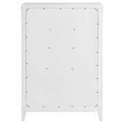 Coaster Furniture Marielle Distressed White 5 Drawer Chest