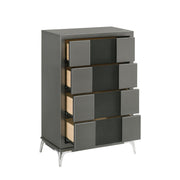 New Classic Furniture Nocturne Slate Gray 4 Drawer Chest