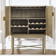 Steve Silver Vida Black WIne Cabinet