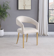 2 Coaster Furniture Galiano Beige Dining Arm Chair