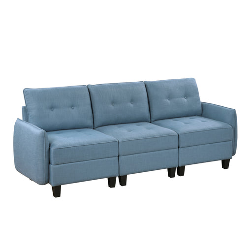 Home Elegance Garren Blue Sofa