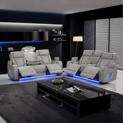 Galaxy Home Fortuner Black 2pc Living Room Set