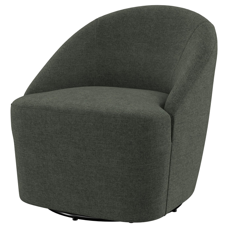Coaster Furniture Leon Hunter Green Accent Swivel Chair