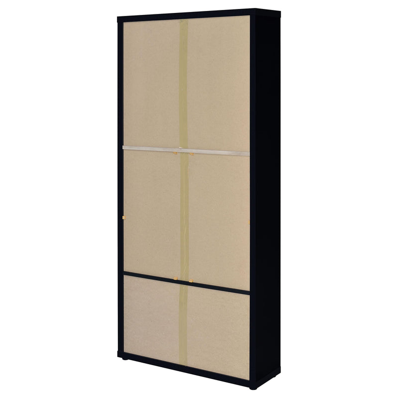 Coaster Furniture Hawthorne Black Glass Door Cabinet