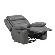 Home Elegance Laconia Dark Gray Reclining Chair