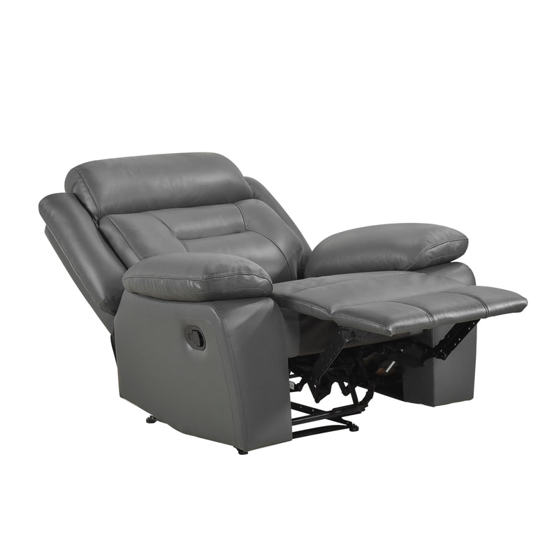 Home Elegance Laconia Dark Gray Reclining Chair