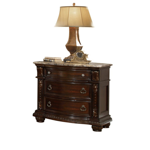 Galaxy Home Roma Dark Walnut Night Stand