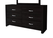 Crown Mark Jaylen Black Dresser