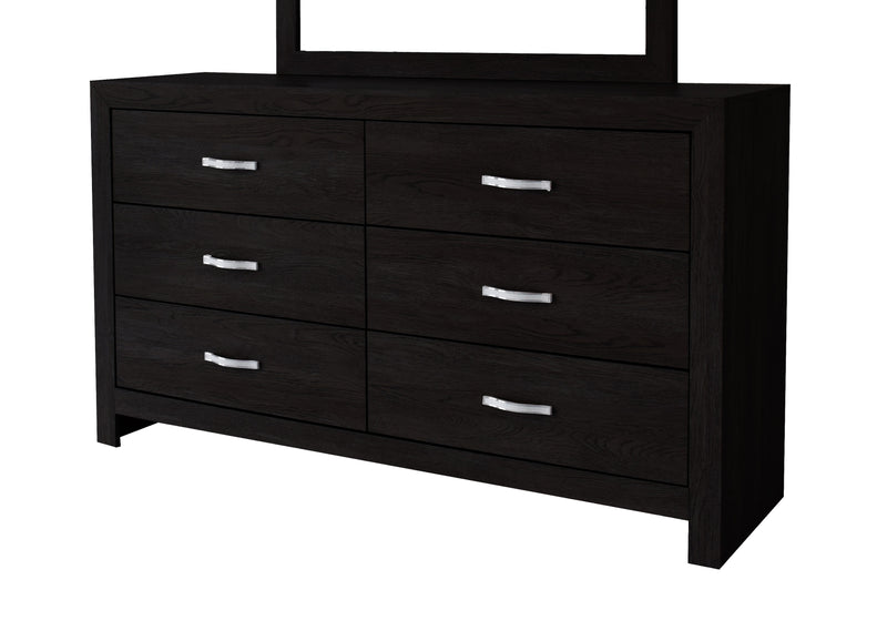 Crown Mark Jaylen Black Dresser