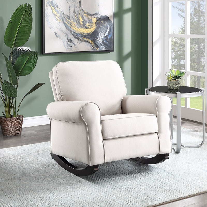 Acme Furniture Elvin Beige Rocking Chair