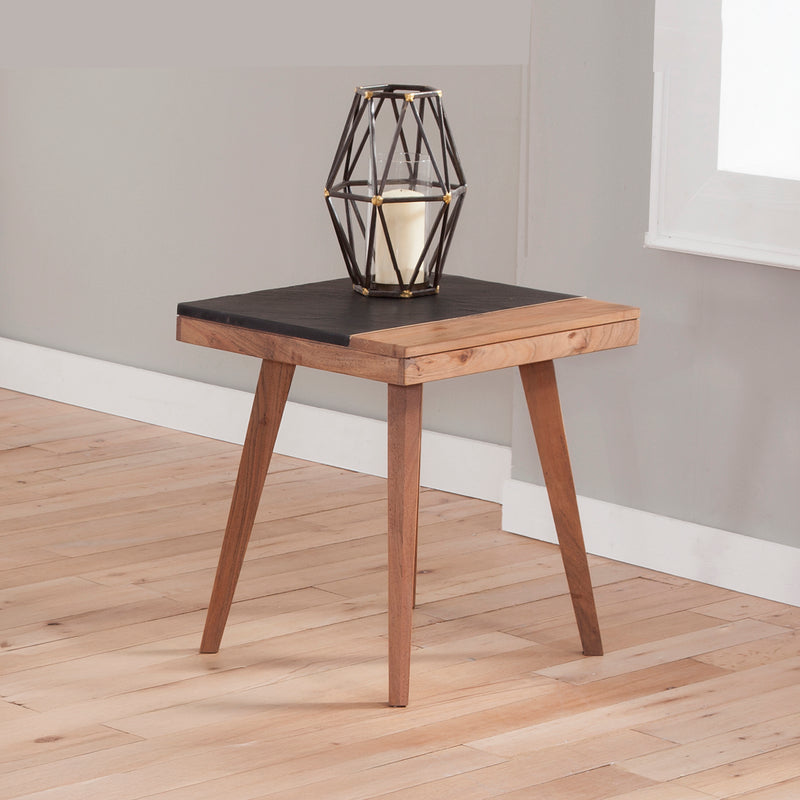 Steve Silver Caspian Brown Square End Table