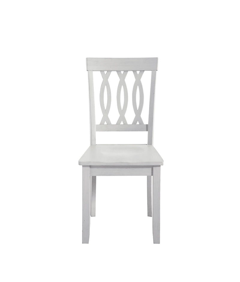 Steve Silver Naples Antiqued White Drop Leaf 5pc Dining Set