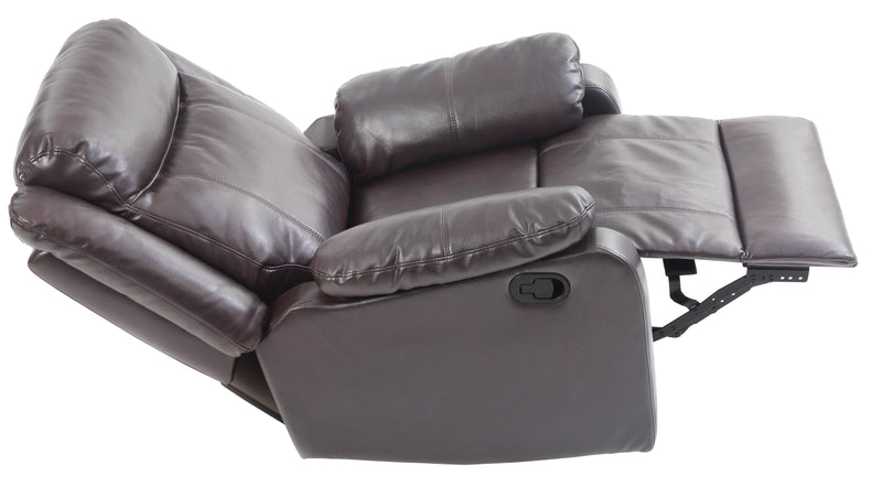 Glory Furniture Ward Pearl Faux Leather Rocker Recliner