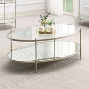Acme Furniture Zaba Champagne Coffee Table
