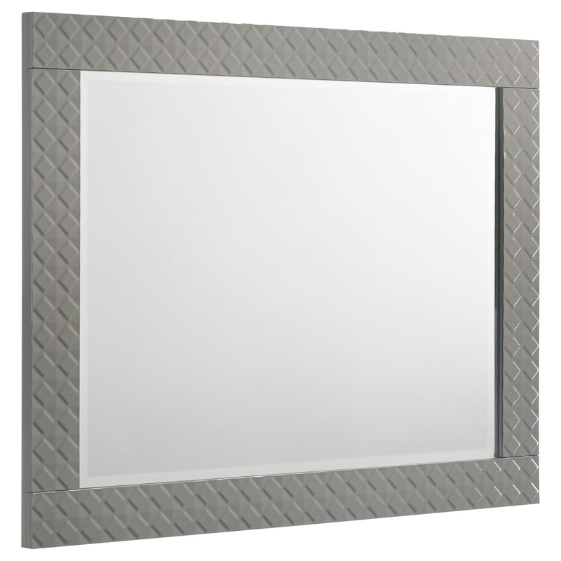 Coaster Furniture Ives Grey High Gloss Mirror