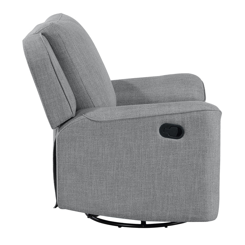 Acme Furniture Destiny Gray Swivel Glider Recliner