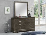 Glory Furniture Louis Phillipe Oak Dresser