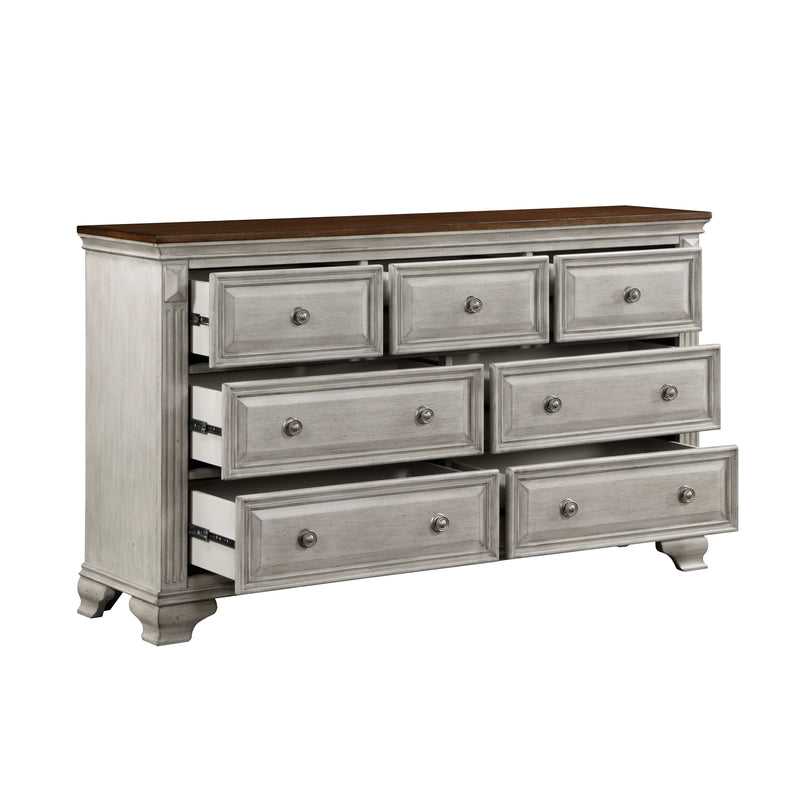 Home Elegance Marquette Brown Gray Dresser