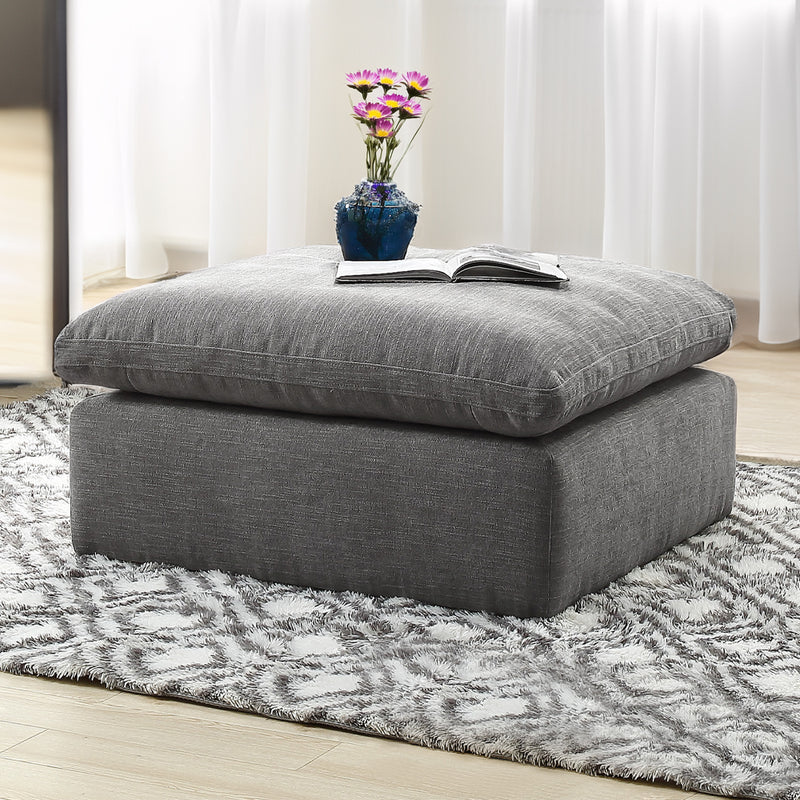 Acme Furniture Naveen Gray Modular Ottoman