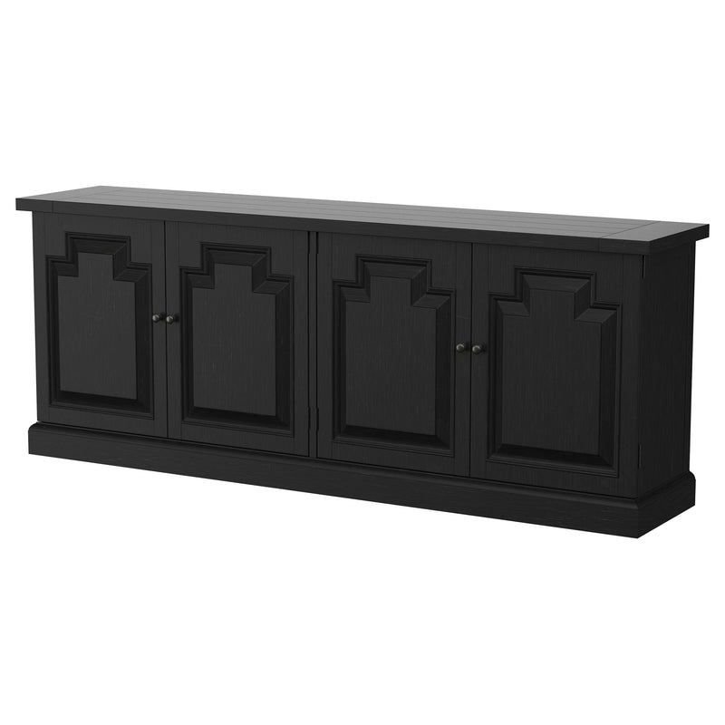 Coaster Furniture Florence Distressed Black Sideboard Buffet