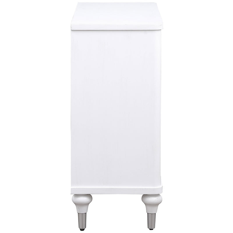Coaster Furniture Cardella Distressed White Accent Cabinet