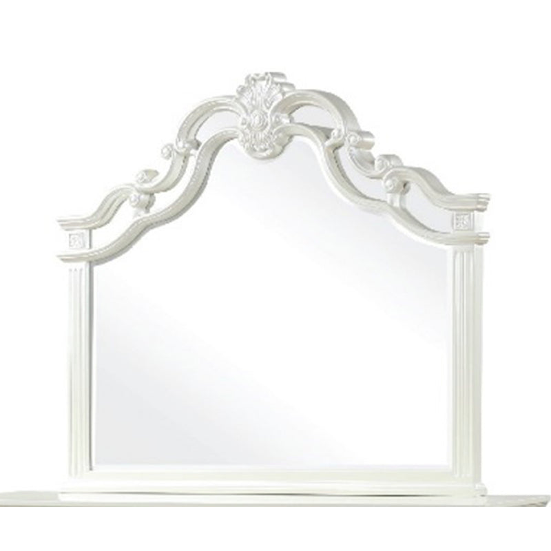 Galaxy Home Milan White Framed Mirror