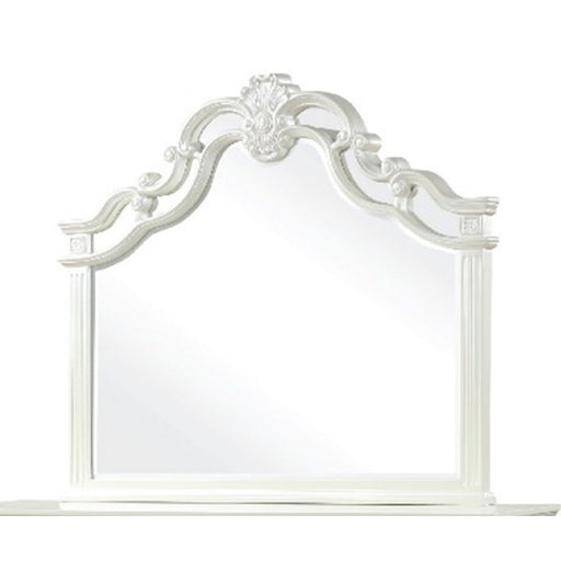 Galaxy Home Milan White Framed Mirror