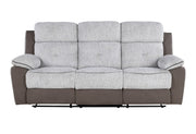Global Furniture U5050 Grey Reclining Sofa