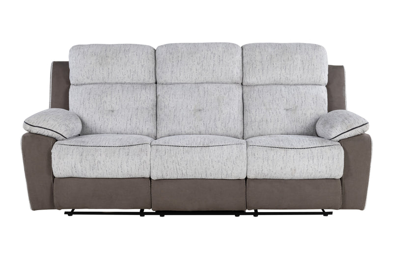Global Furniture U5050 Grey Reclining Sofa