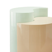 Galaxy Home Ying Yang Black Gold End Table