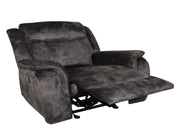 New Classic Furniture Park City Slate Gray Power Glider Recliner