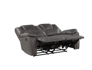 Steve Silver Katrine Charcoal Manual Loveseat