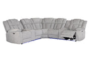 Global Furniture U7068 Ash Sectional
