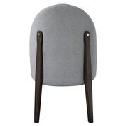 2 Acme Furniture Clayten Gray Espresso Side Chairs