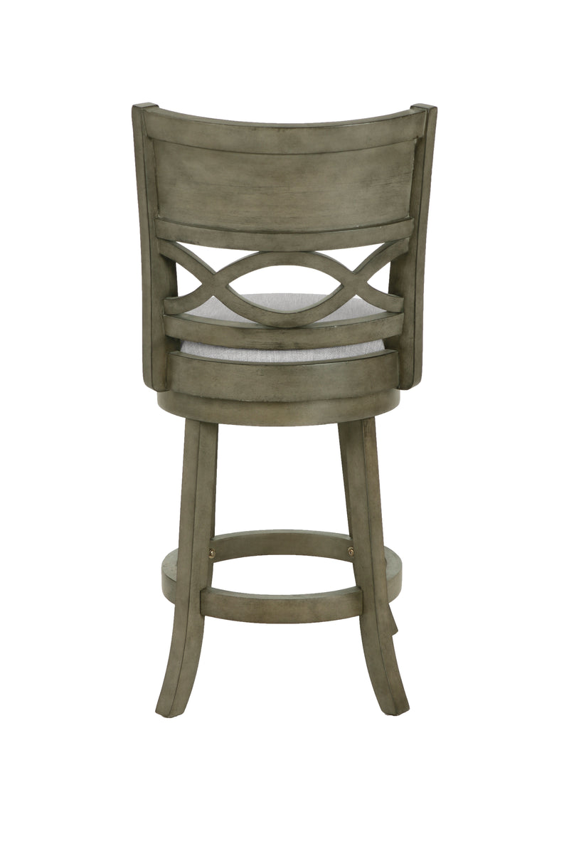 New Classic Furniture Manchester Gray 24 Inch Counter Height Stool
