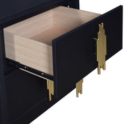 New Classic Furniture Empire Black Nightstand
