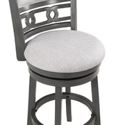 New Classic Furniture Gia Gray Swivel Counter Height Stool
