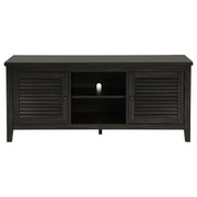 Coaster Furniture Concord Distressed Java Black TV Stand